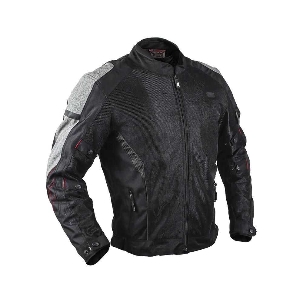 Jaqueta Texx Saga Four Season V2 Masculina Preta E Cinza