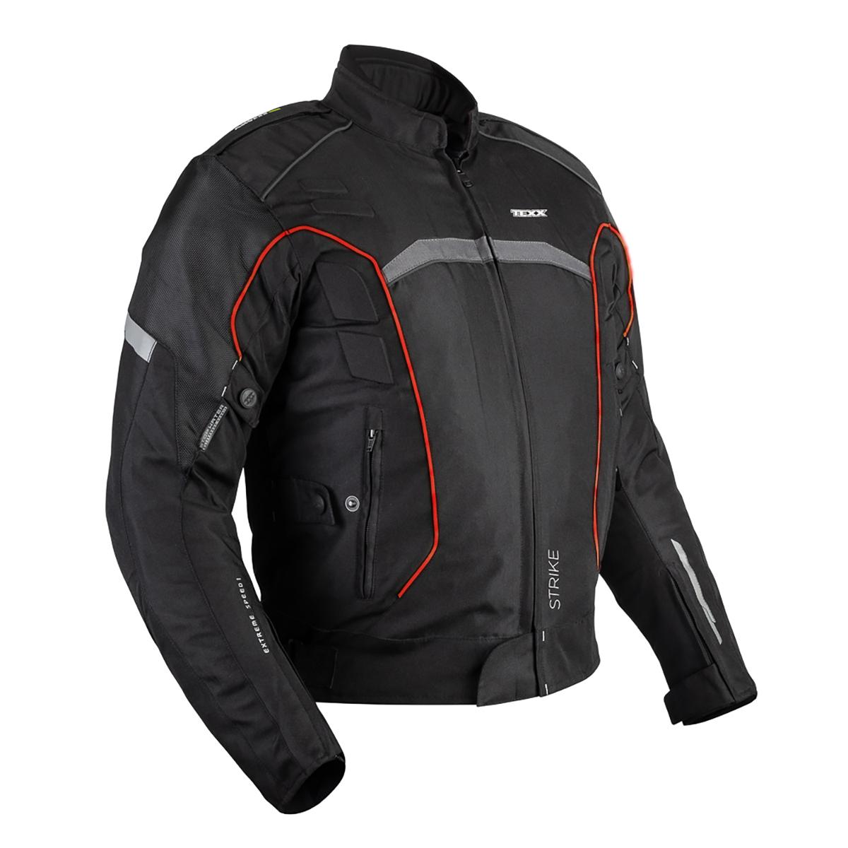 Jaqueta Texx New Strike V2 Masculina Preta E Vermelha