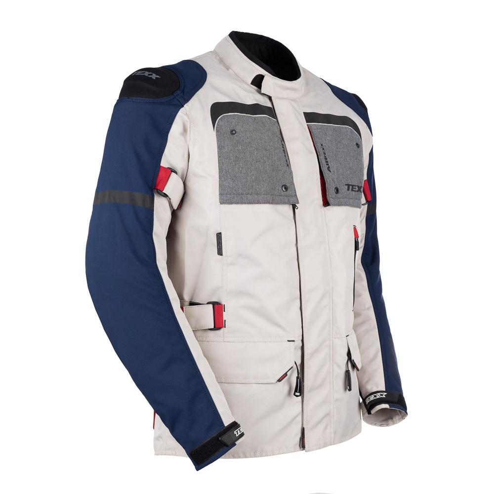 Jaqueta Texx Armor Masculina Branca Azul Vermelha Cinza