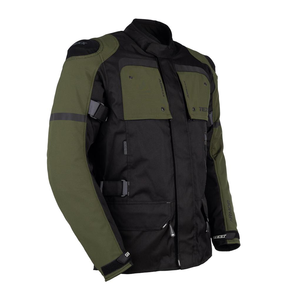 Jaqueta Texx Armor Masculina Preta Verde