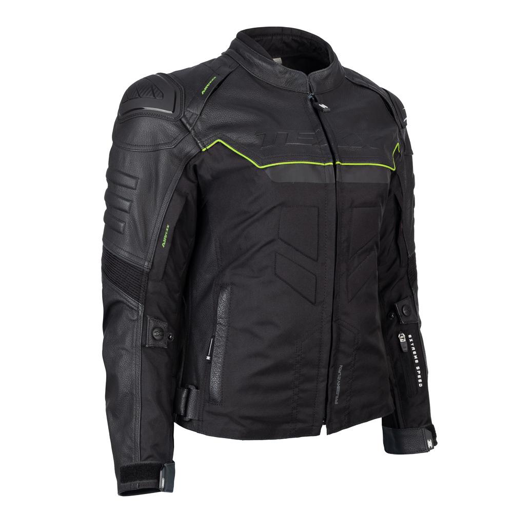 Jaqueta Texx Falcon V2 Femiina Lady Preta e Verde