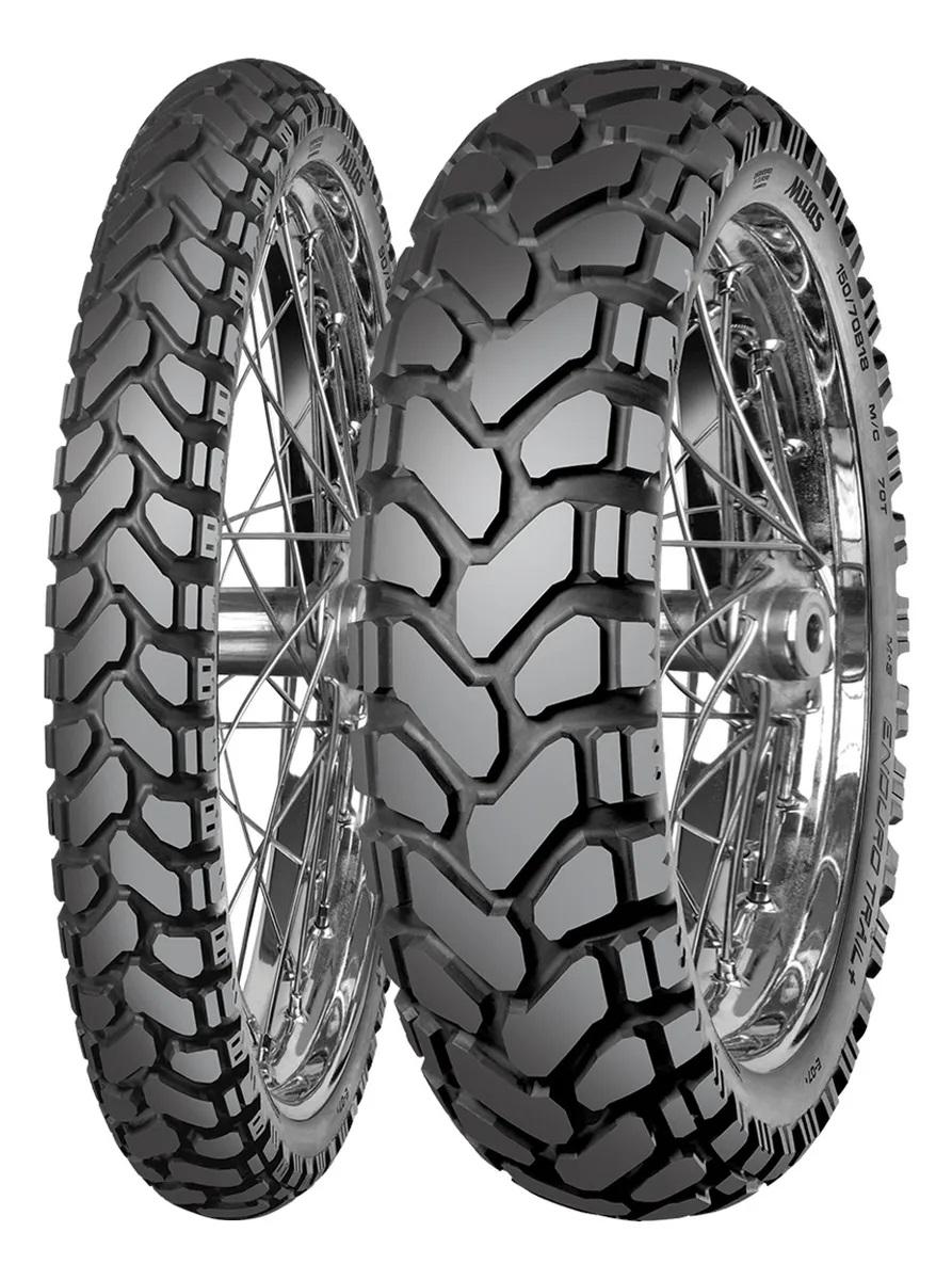 PAR PNEUS MITAS ENDURO TRAIL+ E-07+ 120/70B19 + 170/60B17